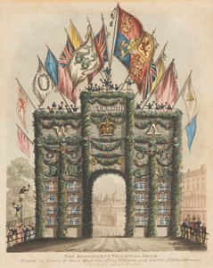 Kral William IV ve Kraliçe Adelaide için zafer takı by Bruce Brighton