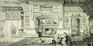 Yemek Odası Şömine, 