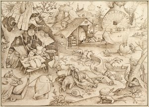 Acedia Tembellik Yedi Ölümcül Günah serisinden, 1557