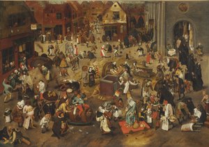 Karnaval ve Lent Arasındaki Mücadele