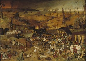 Ölümün Zaferi, yaklaşık 1562-1563 by Bruegel