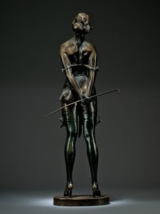 The Riding Crop, c.1925 (bronz) (ayrıca bkz. 940322) by Bruno Zach