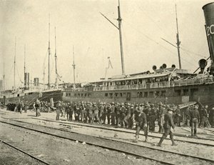 Tatbikattan sonra 13. Piyade, İspanya-Amerika Savaşı, Haziran 1898, 1899. by Burr McIntosh