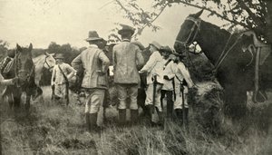 General Lawton Küba Subaylarından Öğreniyor...30 Haziran, İspanyol-Amerikan Savaşı, 1898, 1899. by Burr McIntosh