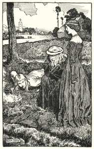 Charles Reade (lito) tarafından Manastır ve Ocak için İllüstrasyon by Byam (after) Shaw