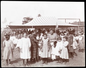 Hudson Bank Gymnasium and Playground, 53rd Street ve 11th Avenue, New York, 1898