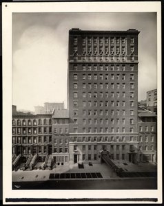 Hotel La Salle, 30 East 60th Street, New York, 1920 (gümüş jelatin baskı) by Byron Company