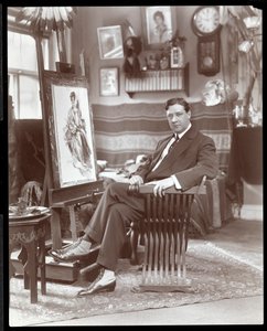 Bay Harrison Fisher, 1905 (gümüş jelatin baskı) by Byron Company