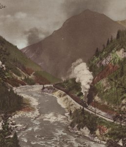 The Kicking Horse Kanyonu (renkli fotoğraf)