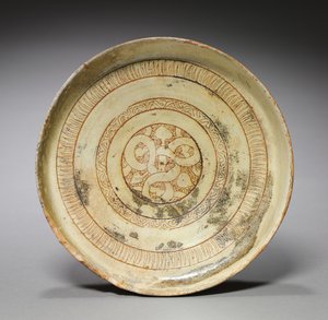 Dekoratif Desenli Derin Tabak, 1100