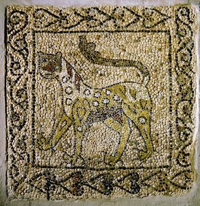 Benekli Panter, 1213 (mozaik) by Byzantine