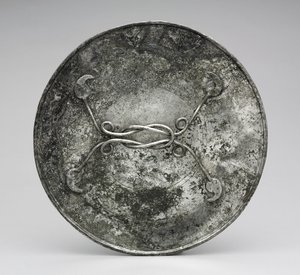 Herakles Düğümü Şeklinde Saplı Ayna, c.280-400 (gümüş) by Byzantine Byzantine