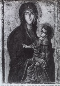 Salus Populi Romani (panelde tempera) by Byzantine Byzantine