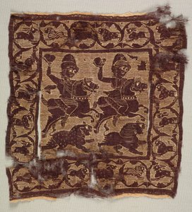 Bir tunikten dekoratif kare by Byzantine PeriodEgyptian