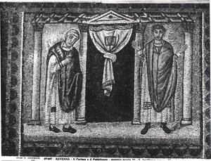 Ferisi ve Vergi Görevlisi Mesel (mozaik) by Byzantine School