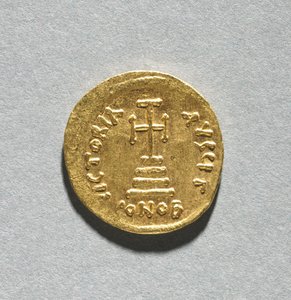 Herakleios ve Oğlu Herakleios Konstantin ile Solidus by Byzantine School