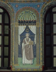 Ursicino, Ravenna piskoposu (mozaik) by Byzantine School