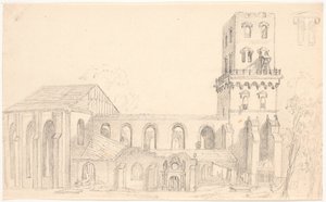 Nicolai Kilisesi, Kopenhag kalıntıları by C.A. Lorentzen