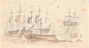 Deniz savaşı by C.A. Lorentzen