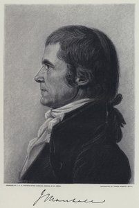 Baş Yargıç Marshall (lito) by C.B.J.F. de (after) Saint Memin