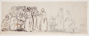 Balıkçılar ve tüccarlar ile çizin. by C.D. Fritzsch