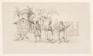 Atchinean birlikleri (nesne üzerindeki başlık) by C.D. Wulf (attributed to)