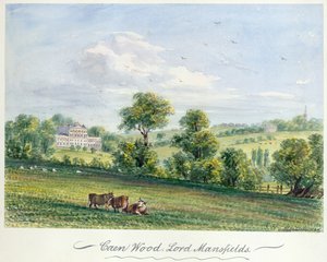 Kenwood, Ev, Hampstead, Londra, 1850 by CH Matthews