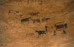 Hayvancılık, kaya sanatı, Tassili n