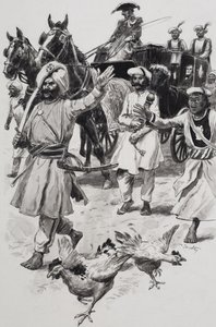 Doğu Hindistan Şirketi (kağıt üzerine guaj) by C.L. Doughty