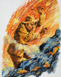 Kızgın fırının içine (kağıt üzerine guaj) by C.L. Doughty