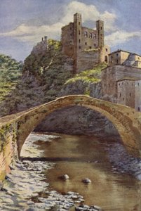 Castel Doria, Dolceacqua (renkli taş) by C.T.G. Formili