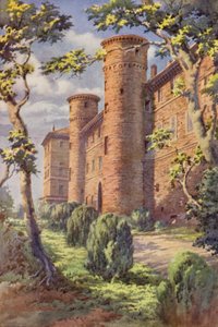 Kraliyet Kalesi, Moncalieri (renkli taş) by C.T.G. Formili