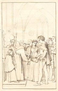 Axel ve Valborg. 3. Perde by Christoffer Wilhelm Eckersberg
