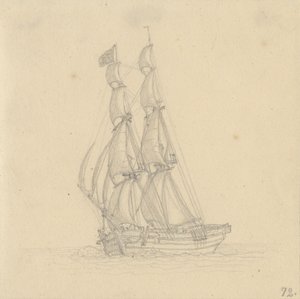 bir brik by Christoffer Wilhelm Eckersberg