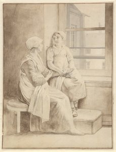 Anne ve kızı. Eckersberg