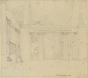 Porta Ægiziana, Roma ile Villa Borghese