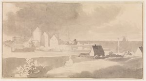 Korsør tarafından hazırlanan Prospektüs by Christoffer Wilhelm Eckersberg