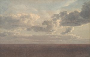 Deniz Üzerindeki Bulutların İncelenmesi by Christoffer Wilhelm Eckersberg