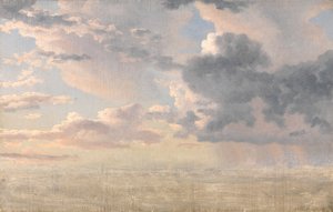 Ses Üzerindeki Bulutların İncelenmesi by Christoffer Wilhelm Eckersberg