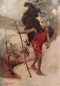 A Lovers' Quarrel (renkli lito) by C. Dudley (after) Tennant