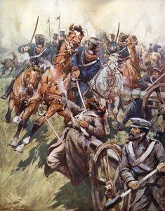 "Sabre-Stroke Shatter'd and Sunder'd'den Cossack and Russian Reel'd" (renkli lito)