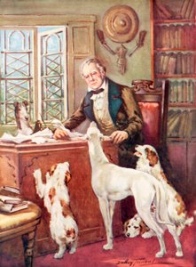 Sevgili ve kahraman "Kuzeyin Büyücüsü" (renkli lito) by C. Dudley Tennant