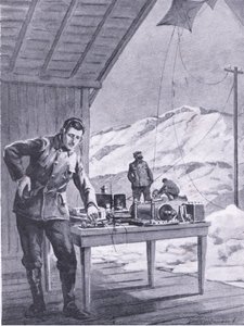 Büyük bir sorunu çözen üç tıklama, 'Cassell's Romance of Famous Lives'dan illüstrasyon, c.1940 (litho) by C. Dudley Tennant