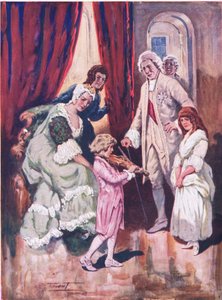 Kraliyet seyircisinin kalbini kazanmak: Mozart'ın Avusturya Mahkemesi'ne ilk çıkışı (renkli taş taş) by C. Dudley Tennant