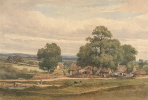 Lyndhurst, New Forest, Hants yakınlarındaki Emerey Down by C. John M. Whichelo