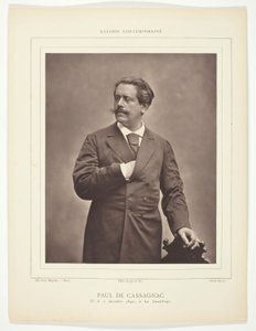 Paul de Cassagnac (Fransız yazar ve siyasi gazeteci, 1842-1904) by C. Klary