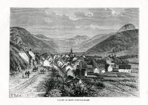 Mont-Dore-les-Bains vadisi, Fransa, 19. yüzyıl