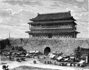 Tiananmen Kapısı, Pekin, Çin, 19. yüzyıl