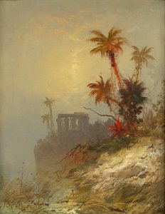 Mısır Manzarası, 19. yüzyılın sonu - 20. yüzyılın başı. by C. Morgan McIlhenney