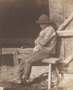 Oturan Delikanlı, 1845-50. by Calvert Jones